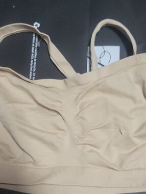 Izod Nude Beige Seamless Stretch Bralette